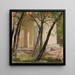 Giardino dell'Accademia di Belle Arti di San Pietroburgo - Jan Cigliski — quadro incorniciato alla parete