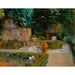 Riproduzione del dipinto Giardino degli Adarves, Alhambra, Granada - Joaquín Sorolla