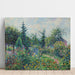 Riproduzione del dipinto Giardino e Pollaio presso Octave Mirbeau, Les Damps - Camille Pissarro