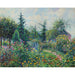 Riproduzione del dipinto Giardino e Pollaio presso Octave Mirbeau, Les Damps - Camille Pissarro