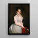 Alice Pike Barney en robe de mariée - Jared Bradley Flagg — quadro incorniciato alla parete