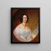Ritratto di Pauline Comtesse Nostitz 1801-1881 - Jaroslav Čermák — quadro incorniciato alla parete