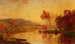 Paesaggio autunnale con bestiame che si abbevera a un fiume - Jasper Francis Cropsey — vista dell’opera