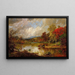 Dopo mezzogiorno d'autunno - Jasper Francis Cropsey — quadro incorniciato alla parete