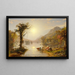Autunno sul lago Greenwood - Jasper Francis Cropsey — quadro incorniciato alla parete