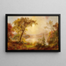 Greenwood Lake autunno sul Hudson - Jasper Francis Cropsey — quadro incorniciato alla parete