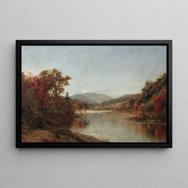 Mont Washington, New Hampshire - Jasper Francis Cropsey — quadro incorniciato alla parete