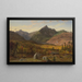 Mont Jefferson, Pinkham Notch, Montagne Bianche - Jasper Francis Cropsey — quadro incorniciato alla parete