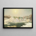 Cascate del Niagara in inverno - Jasper Francis Cropsey — quadro incorniciato alla parete