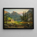 Maison des pionniers, Eagle Cliff, Montagnes Blanches - Jasper Francis Cropsey — quadro incorniciato alla parete