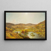 Piane di Sidney con la confluenza dei fiumi Susquehanna e Unadilla - Jasper Francis Cropsey — quadro incorniciato alla parete