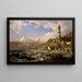La Côte de Gênes - Jasper Francis Cropsey — quadro incorniciato alla parete