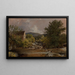 Il vecchio mulino - Jasper Francis Cropsey — quadro incorniciato alla parete