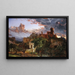 L'Esprit della guerra - Jasper Francis Cropsey — quadro incorniciato alla parete