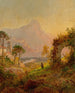 Villa d'Este Tivoli - Jasper Francis Cropsey — vista dell’opera