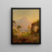 Villa d'Este Tivoli - Jasper Francis Cropsey — quadro incorniciato alla parete