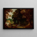 Paesaggio passeggiata attraverso una foresta - Jasper van der Laanen — quadro incorniciato alla parete