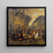 Jean-Baptiste che predica - Jan Steen — quadro incorniciato alla parete