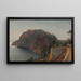 Capri - Jean-Achille Benouville — quadro incorniciato alla parete