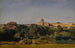 Roma, vista di San Pietro e del Castel Sant'Angelo - Jean-Achille Benouville — vista dell’opera