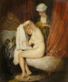 Una donna ai suoi preparativi - Jean-Antoine Watteau — vista dell’opera