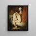 Una donna ai suoi preparativi - Jean-Antoine Watteau — quadro incorniciato alla parete