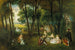 Fête Galante in un Paesaggio Boscoso - Jean-Antoine Watteau — vista dell’opera