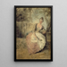 L'Amante inquiète - Jean-Antoine Watteau — quadro incorniciato alla parete