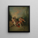 La Surprise - Jean-Antoine Watteau — quadro incorniciato alla parete