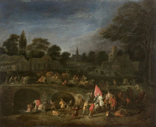 La revanche des paysans - Jean-Antoine Watteau — vista dell’opera