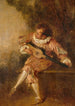 Le Donneur de sérénades - Jean-Antoine Watteau — vista dell’opera