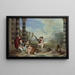 I Charme della vita - Jean-Antoine Watteau — quadro incorniciato alla parete