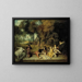 I piaceri dell'amore - Jean-Antoine Watteau — quadro incorniciato alla parete