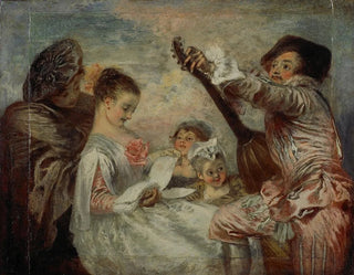 Per dimostrarci questa bellezza - Jean-Antoine Watteau — vista dell’opera