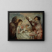 Per dimostrarci questa bellezza - Jean-Antoine Watteau — quadro incorniciato alla parete