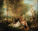 Il banchetto dell'amore - Jean-Antoine Watteau — vista dell’opera