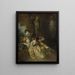 Vuoi trionfare delle Belle - Jean-Antoine Watteau — quadro incorniciato alla parete