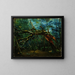 Un albero caduto - Jean-Baptiste-Camille Corot — quadro incorniciato alla parete