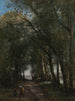 Un viale tra gli alberi - Jean-Baptiste-Camille Corot — vista dell’opera
