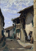 Une rue de village à Dardagny - Jean-Baptiste-Camille Corot — vista dell’opera