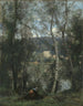 Una donna che raccoglie fascine a Ville-d'Avray - Jean-Baptiste-Camille Corot — vista dell’opera