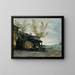 Un café à Vaugirard - Jean-Baptiste-Camille Corot — quadro incorniciato alla parete