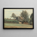 Achicourt vicino ad Arras, casette tra gli alberi - Jean-Baptiste-Camille Corot — quadro incorniciato alla parete