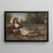 Algerina - Jean-Baptiste-Camille Corot — quadro incorniciato alla parete