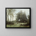 Il Ponte degli Appuntamenti - Jean-Baptiste-Camille Corot — quadro incorniciato alla parete