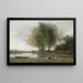 Arleux-du-Nord - Jean-Baptiste-Camille Corot — quadro incorniciato alla parete
