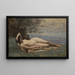 Bacchante al mare - Jean-Baptiste-Camille Corot — quadro incorniciato alla parete