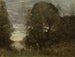 Bagnanti in una insenatura boschiva - Jean-Baptiste-Camille Corot — vista dell’opera