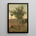 Bouquet d'arbres effet de crépuscule - Jean-Baptiste-Camille Corot — quadro incorniciato alla parete