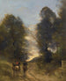 Cavalli gallici in un paesaggio - Jean-Baptiste-Camille Corot — vista dell’opera